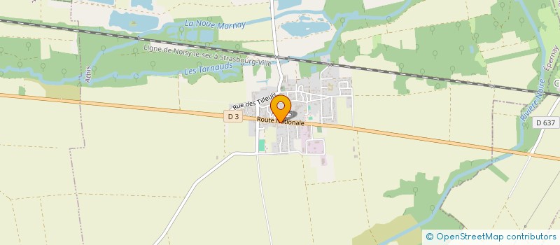 localisation de l'entreprise IMPRIMERIE DES CHAMPS  JALONS