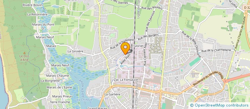 localisation de l'entreprise IMPRIMERIE DES OLONNES à LES SABLES D'OLONNE