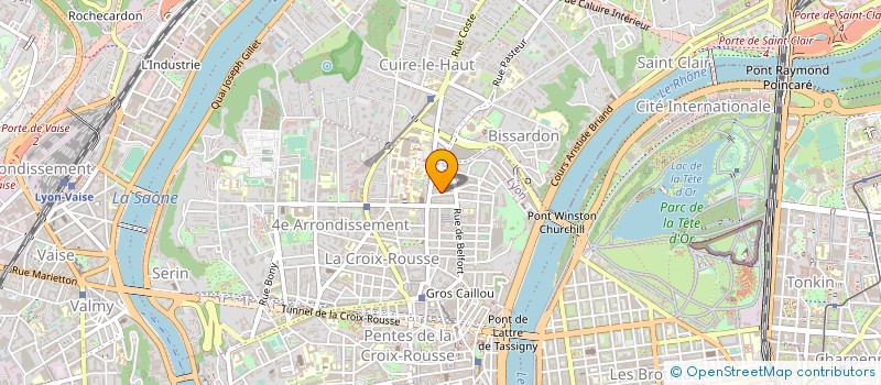 localisation de l'entreprise IMPRIMERIE DU 4 à LYON