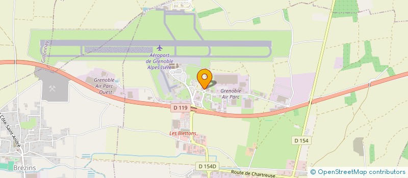 localisation de l'entreprise IMPRIMERIE DU BACHUT  SAINT-ETIENNE-DE-SAINT-GEOIRS