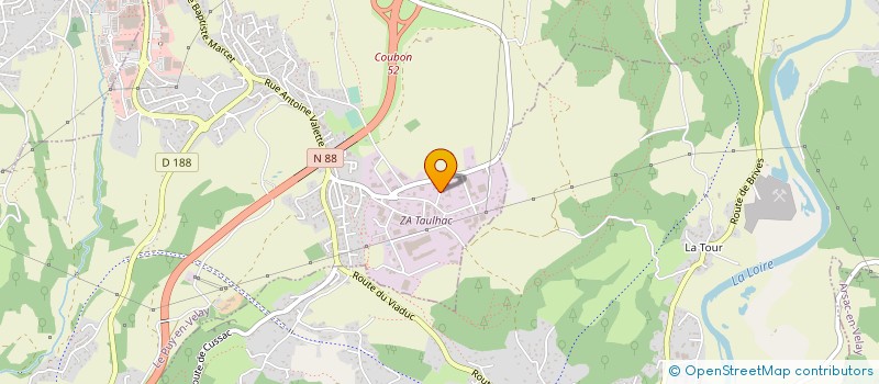 localisation de l'entreprise IMPRIMERIE DU CENTRE à LE PUY EN VELAY