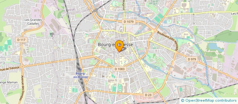 localisation de l'entreprise IMPRIMERIE DU CENTRE  BOURG-EN-BRESSE