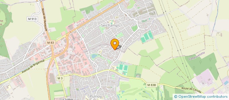 localisation de l'entreprise IMPRIMERIE DU CENTRE SARL  PULNOY