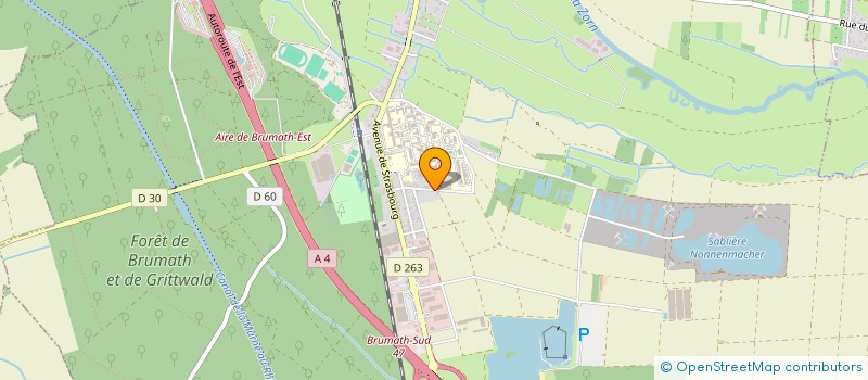 localisation de l'entreprise IMPRIMERIE DU DAUPHIN  BRUMATH