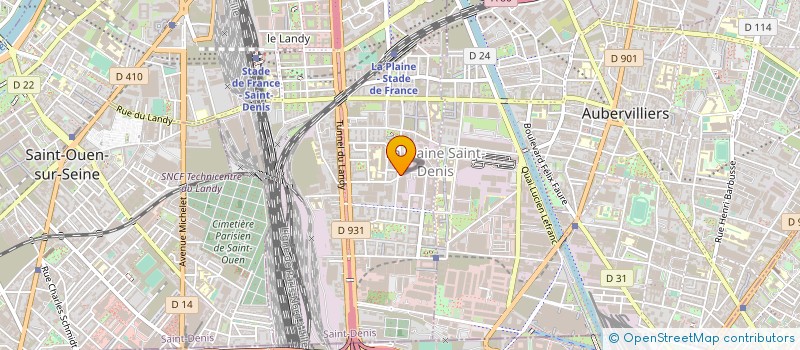 localisation de l'entreprise IMPRIMERIE DU GRIFFON à SAINT-DENIS
