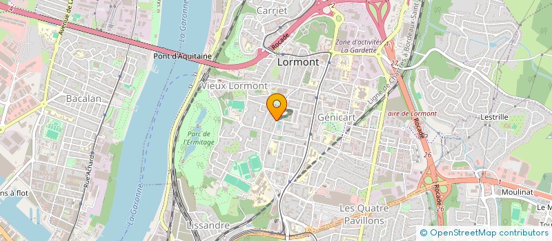 localisation de l'entreprise IMPRIMERIE DU HAUT BRION  LORMONT