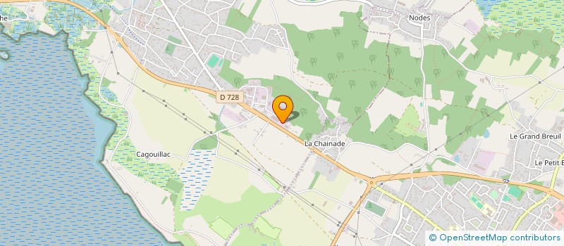 localisation de l'entreprise IMPRIMERIE DU LARGE à BOURCEFRANC-LE-CHAPUS
