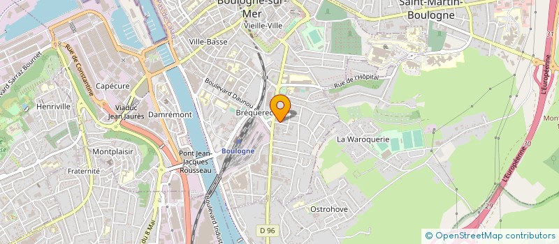 localisation de l'entreprise IMPRIMERIE DU LITTORAL à BOULOGNE-SUR-MER