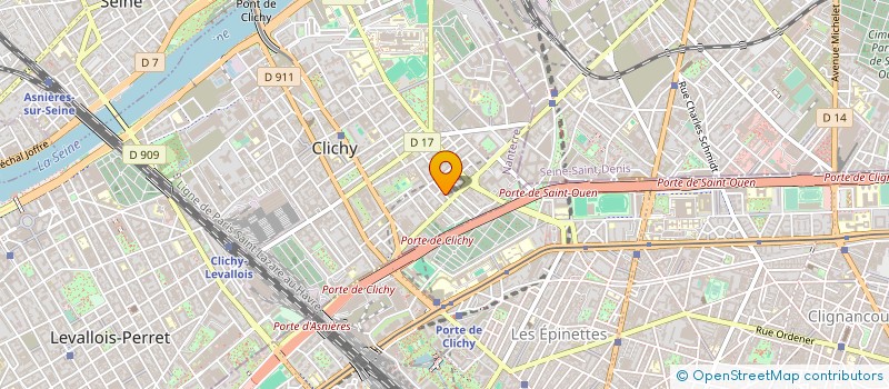 localisation de l'entreprise IMPRIMERIE DU MAIL à CLICHY