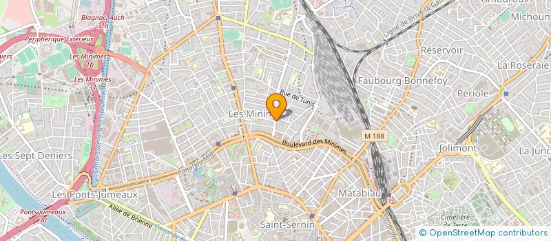 localisation de l'entreprise IMPRIMERIE DU SUD à TOULOUSE