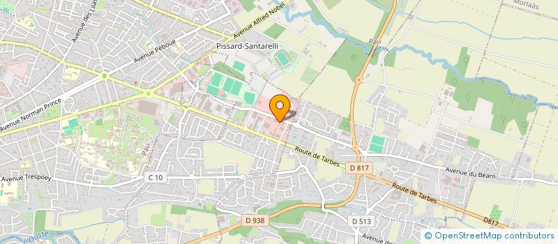 localisation de l'entreprise IMPRIMERIE DUVAL SARL  BIZANOS