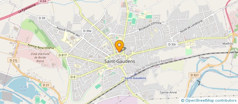 localisation de l'entreprise IMPRIMERIE FAUX à SAINT-GAUDENS