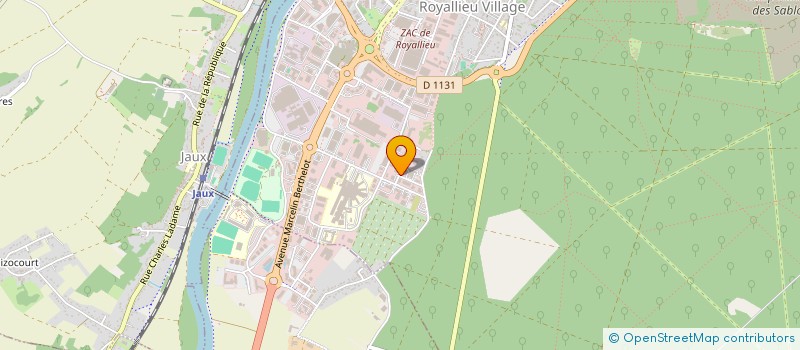 localisation de l'entreprise IMPRIMERIE FINET  COMPIEGNE