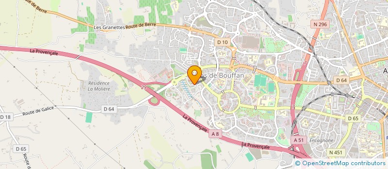 localisation de l'entreprise IMPRIMERIE FLASH SERVICE à AIX-EN-PROVENCE