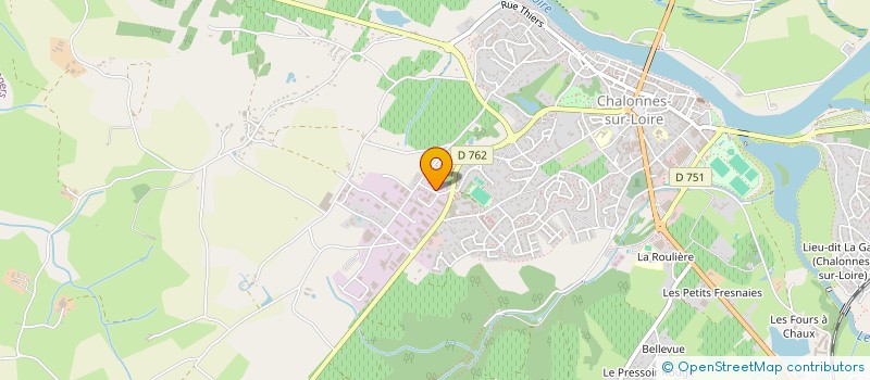 localisation de l'entreprise IMPRIMERIE GIGAULT à CHALONNES-SUR-LOIRE