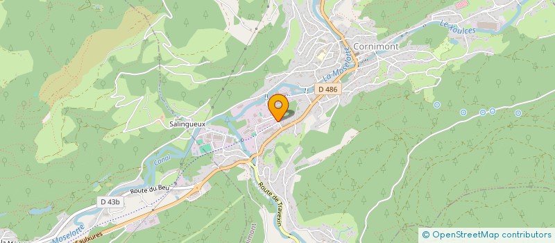 localisation de l'entreprise IMPRIMERIE GIROMPAIRE  CORNIMONT