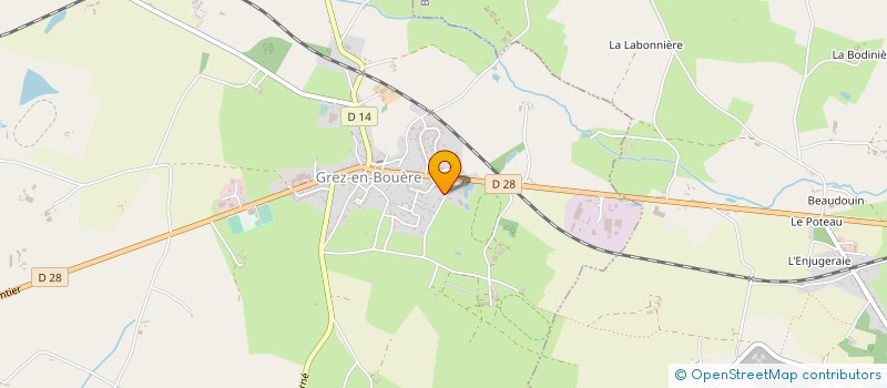 localisation de l'entreprise IMPRIMERIE GUEDON  MESLAY-DU-MAINE