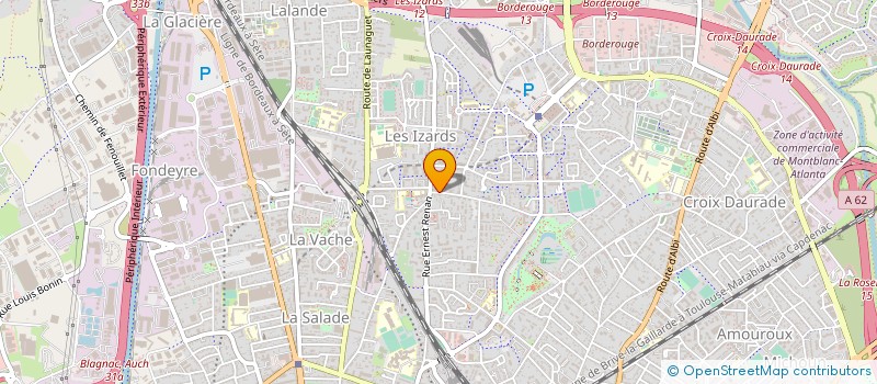 localisation de l'entreprise IMPRIMERIE HAMARD SARL à TOULOUSE