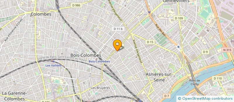 localisation de l'entreprise IMPRIMERIE HERISSEY  ASNIERES-SUR-SEINE