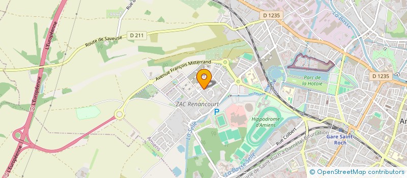 localisation de l'entreprise IMPRIMERIE I ET R.G. à AMIENS