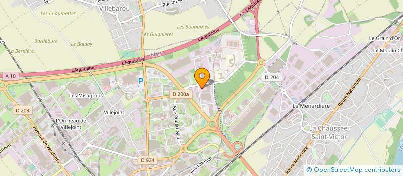 localisation de l'entreprise IMPRIMERIE ISF  BLOIS