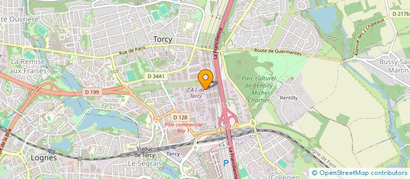 localisation de l'entreprise IMPRIMERIE JDC  TORCY