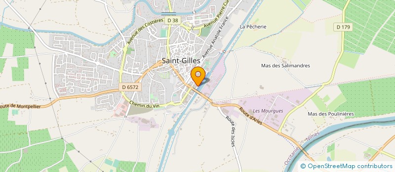 localisation de l'entreprise IMPRIMERIE JIP à SAINT-GILLES