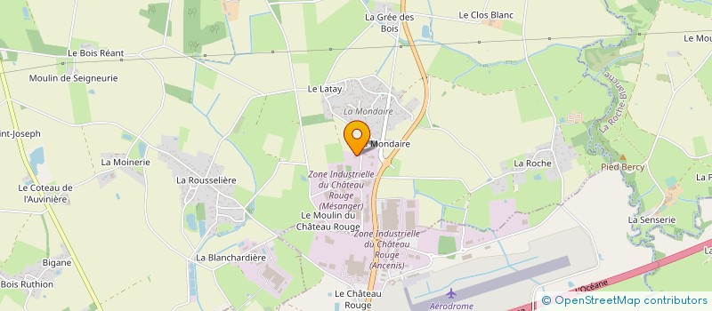 localisation de l'entreprise IMPRIMERIE JOEL PLANCHENAULT ET ASSOCIES  MESANGER