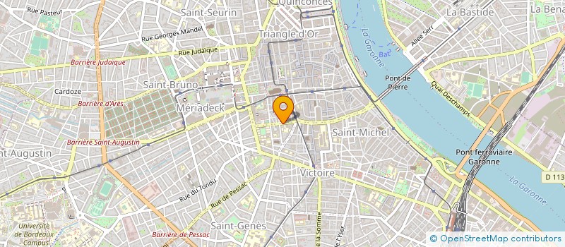 localisation de l'entreprise IMPRIMERIE JPC à BORDEAUX