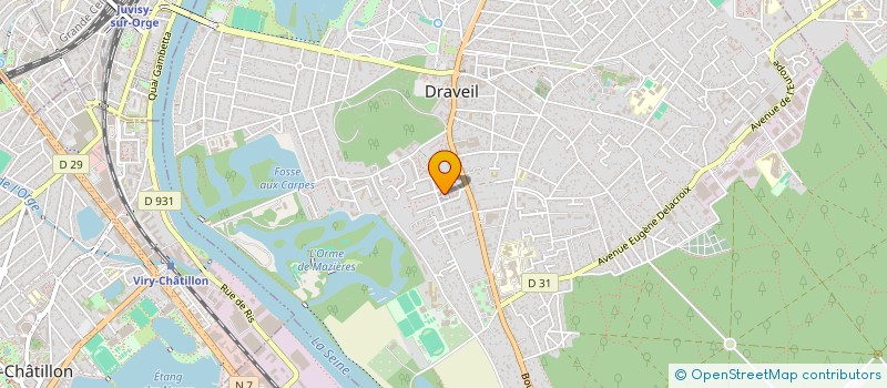 localisation de l'entreprise IMPRIMERIE LABOPLANS à DRAVEIL
