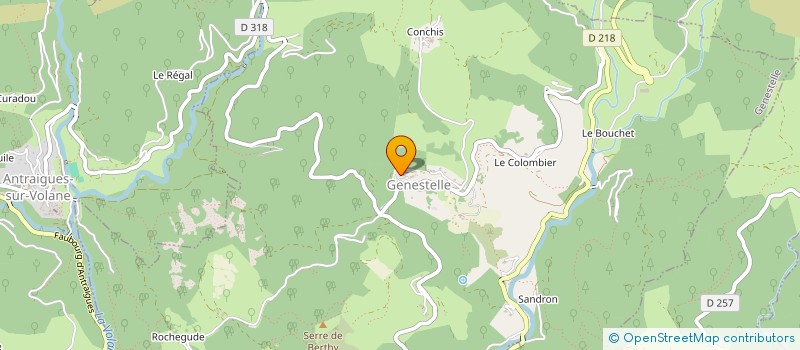 localisation de l'entreprise IMPRIMERIE LAMBERT à GENESTELLE