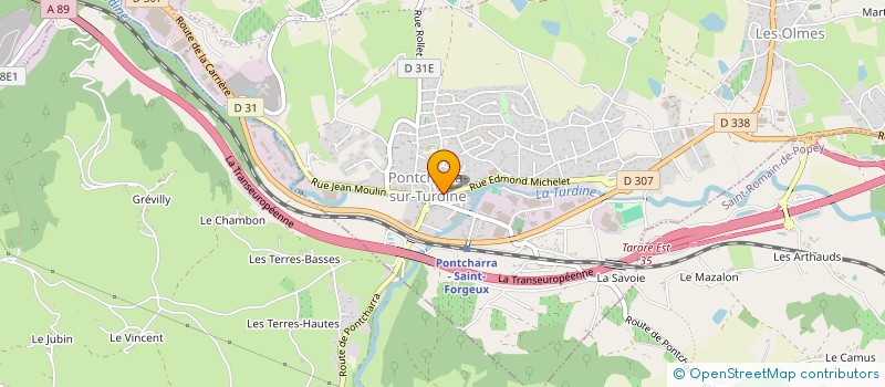 localisation de l'entreprise IMPRIMERIE LAURENT XAVIER  VINDRY-SUR-TURDINE