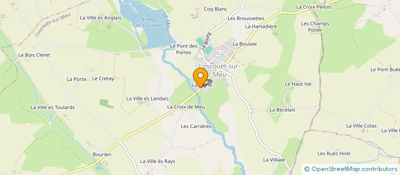 localisation de l'entreprise IMPRIMERIE LE MAIRE SARL  MERDRIGNAC