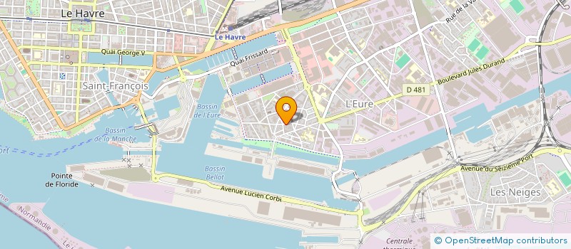 localisation de l'entreprise IMPRIMERIE LEGEAY à LE HAVRE