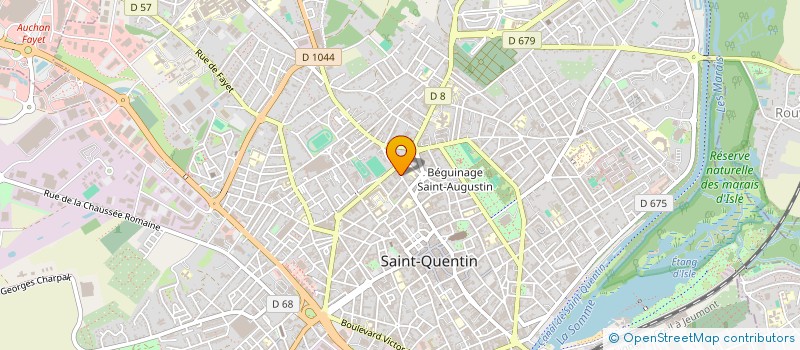 localisation de l'entreprise IMPRIMERIE LEGRAND à SAINT-QUENTIN