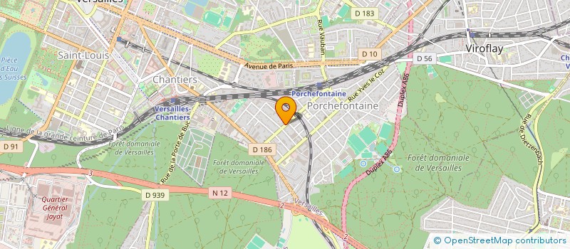 localisation de l'entreprise IMPRIMERIE LNI à VERSAILLES