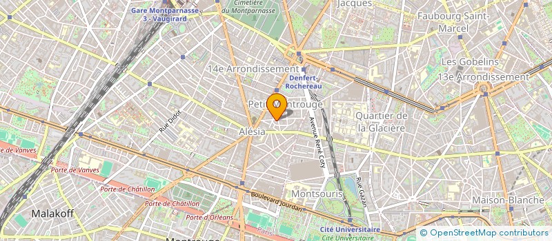 localisation de l'entreprise IMPRIMERIE MAHE CLEMENS  PARIS