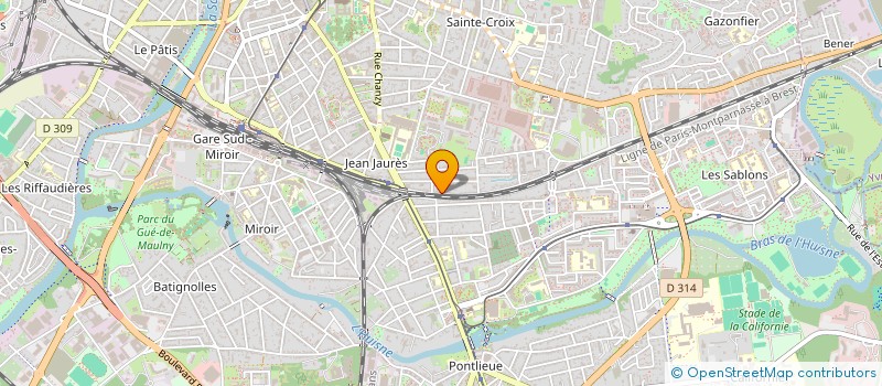 localisation de l'entreprise IMPRIMERIE MANCELLE à LE MANS