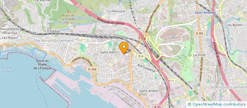 localisation de l'entreprise IMPRIMERIE MANIVET à MARSEILLE