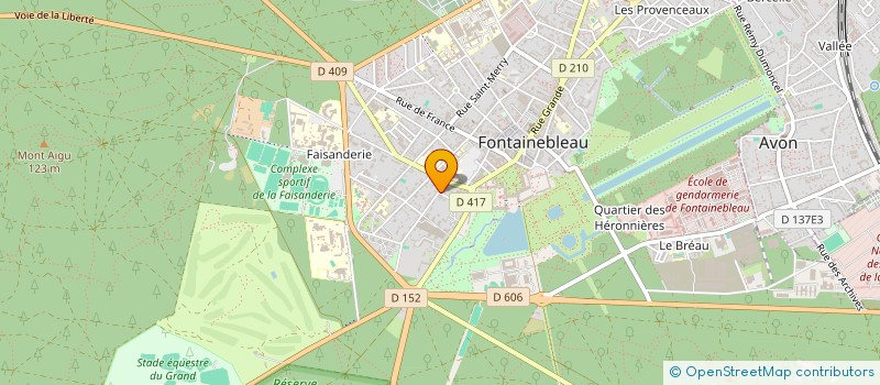 localisation de l'entreprise IMPRIMERIE MARC SAVINO à FONTAINEBLEAU
