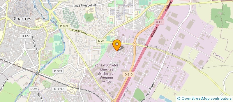 localisation de l'entreprise IMPRIMERIE MARCHAND à CHARTRES