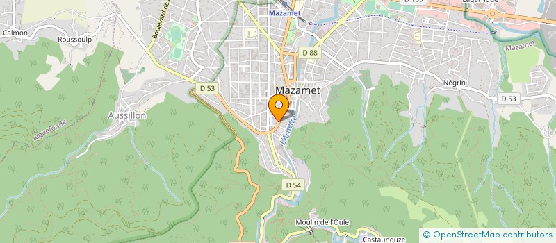 localisation de l'entreprise IMPRIMERIE MAX FARENC à MAZAMET