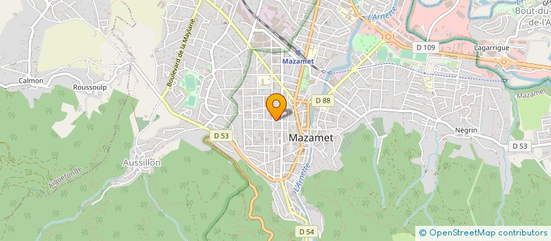 localisation de l'entreprise IMPRIMERIE MAZAMETAINE à MAZAMET
