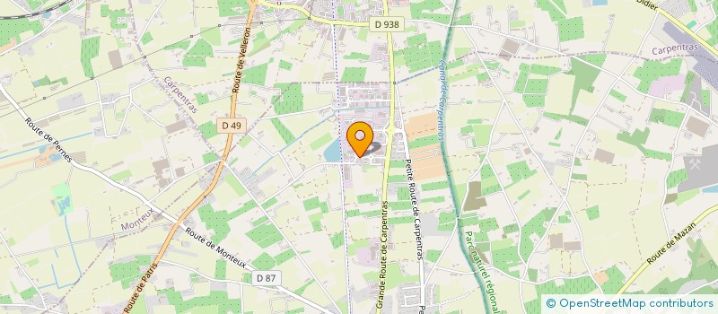 localisation de l'entreprise IMPRIMERIE MG  PERNES-LES-FONTAINES