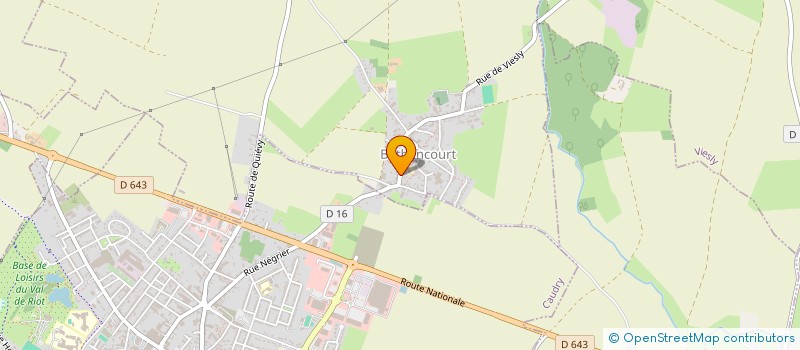 localisation de l'entreprise IMPRIMERIE MICHEL GRIMBERT  CAUDRY