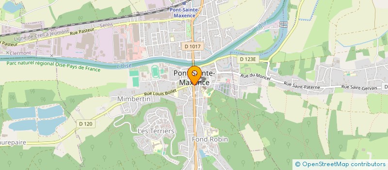 localisation de l'entreprise IMPRIMERIE MIOT à PONT-SAINTE-MAXENCE