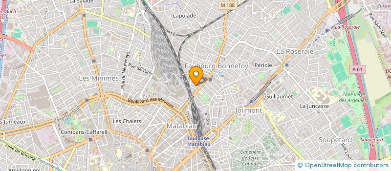 localisation de l'entreprise IMPRIMERIE MODERNE à TOULOUSE