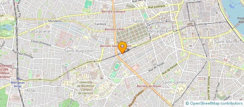 localisation de l'entreprise IMPRIMERIE MODERNE DE GUYENNE à BORDEAUX