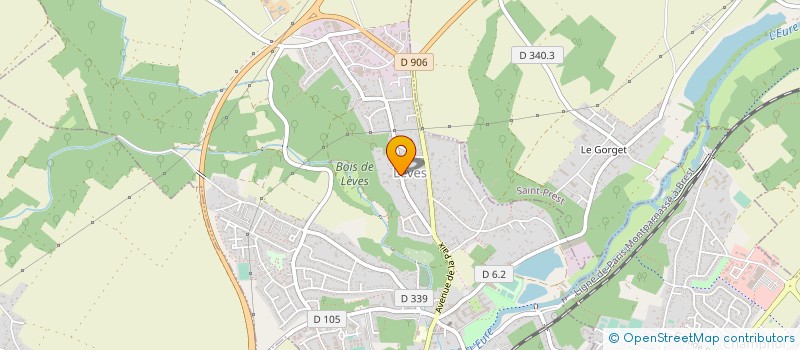 localisation de l'entreprise IMPRIMERIE MONCHATRE à LEVES