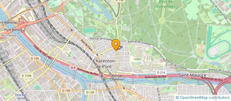 localisation de l'entreprise IMPRIMERIE MOREL  CHARENTON-LE-PONT